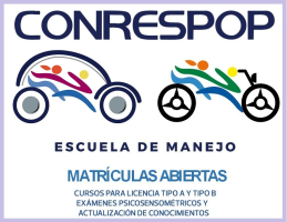 ESCUELA DE MANEJO CONRESPOP